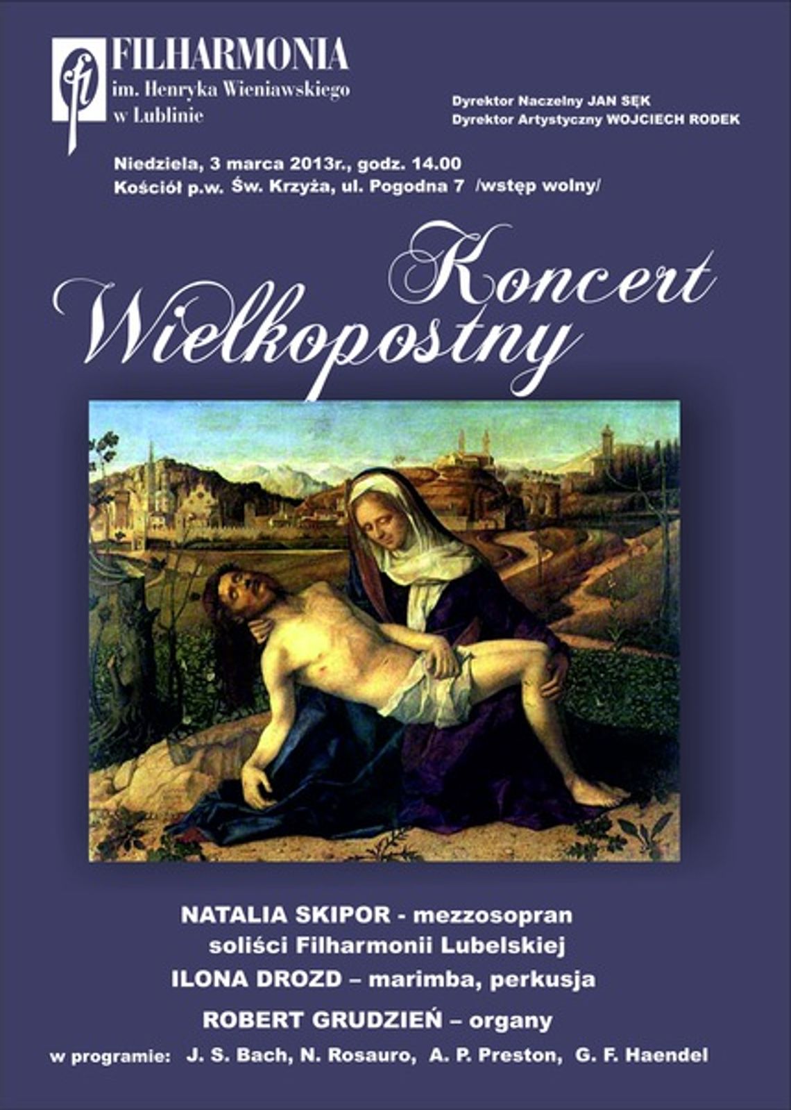 Koncert Wielkopostny w kościele pw. Św. Krzyża