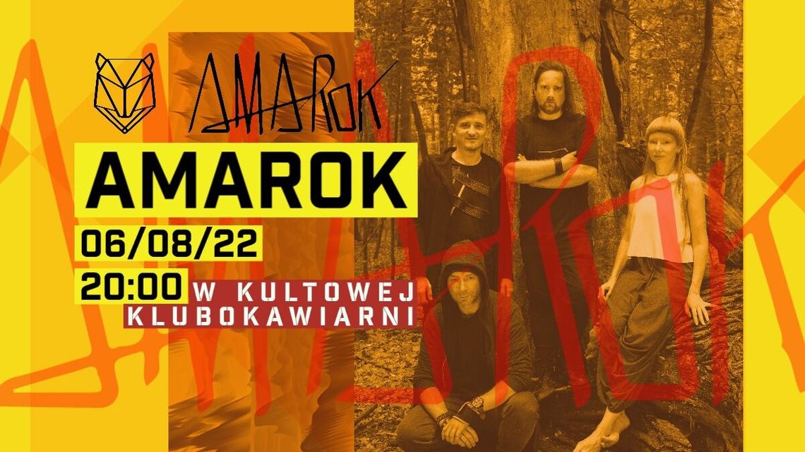 Koncert zespołu Amarok w Kultowej Klubokawiarni
