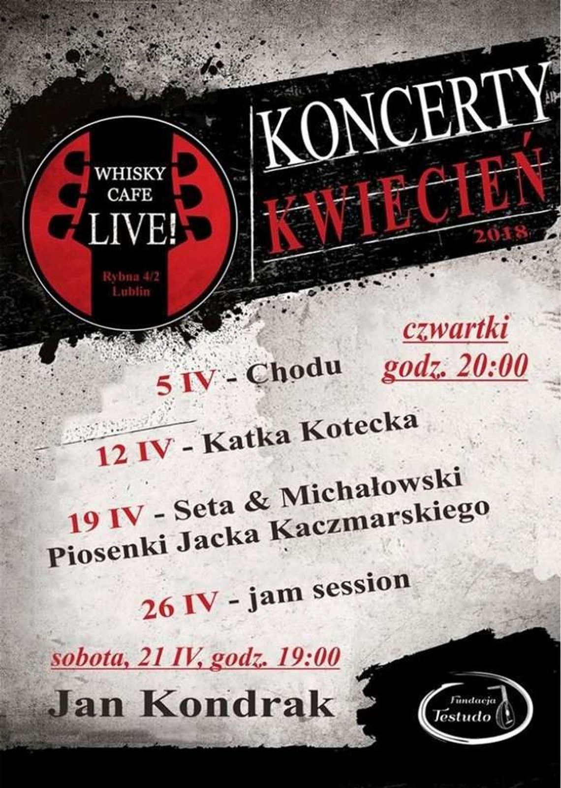 Koncert zespołu Chodu w Whisky Cafe