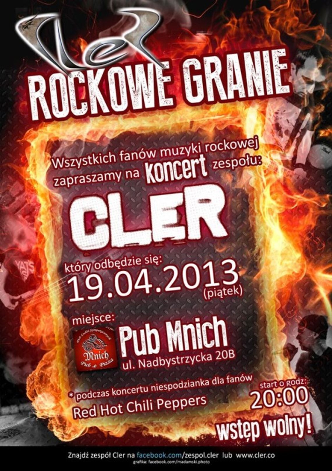 Koncert zespołu Cler w Pubie Mnich
