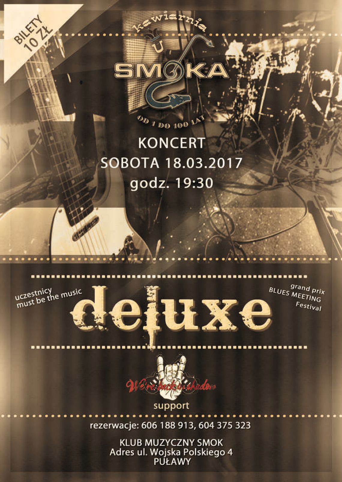 Koncert zespołu Deluxe w Puławach