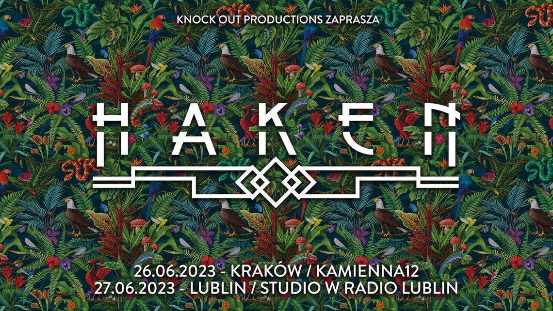 Koncert zespołu Haken w Radiu Lublin