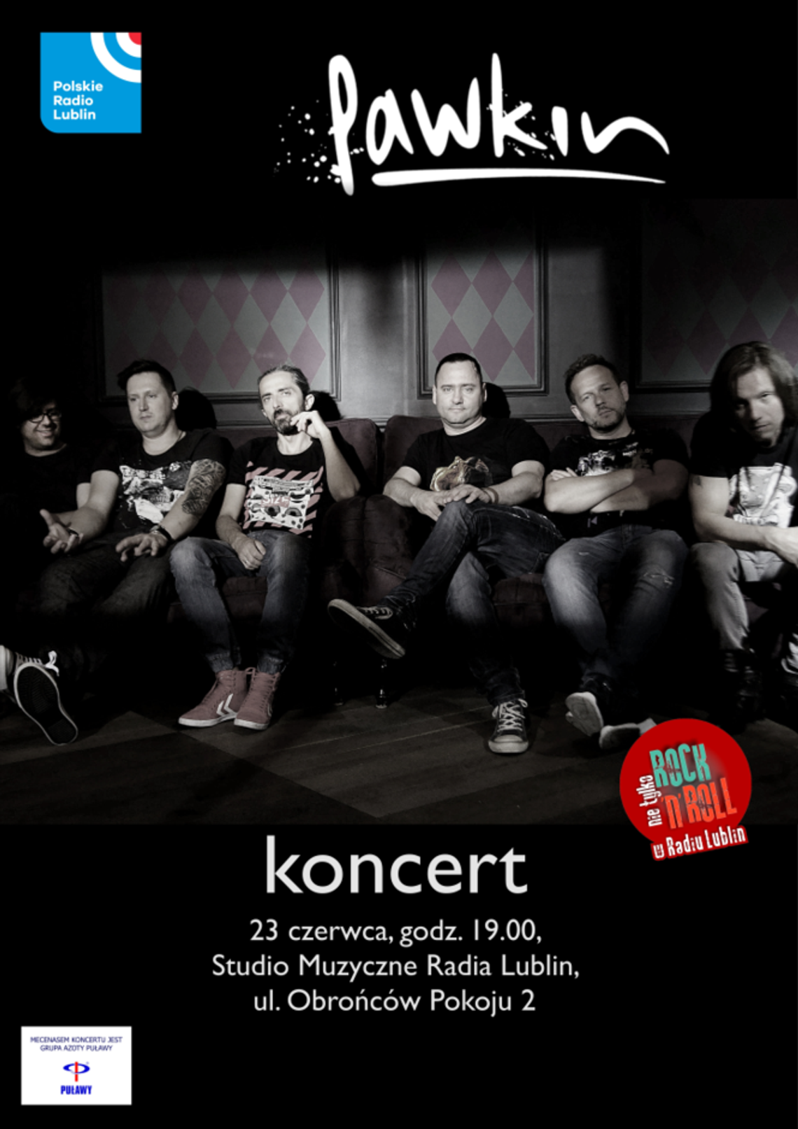 Koncert zespołu Pawkin w Radiu Lublin