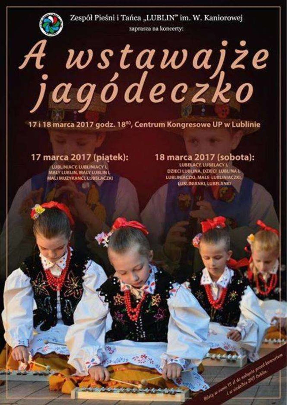 Koncerty "A wstawajże jagódeczko" w Centrum Kongresowym