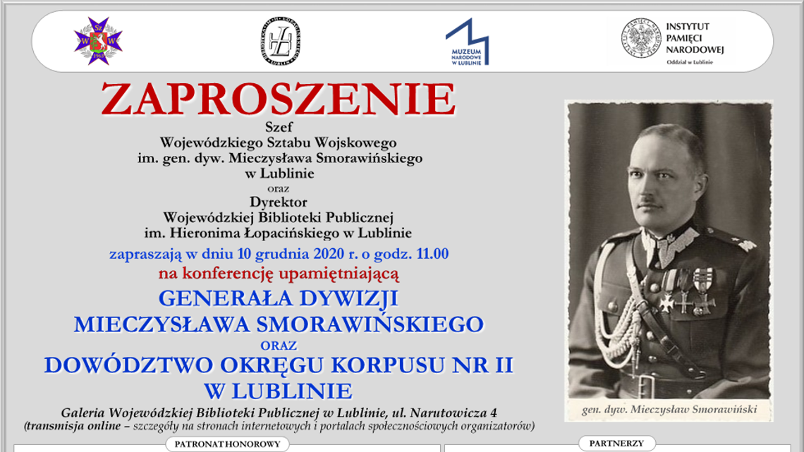 Konferencja upamiętniająca Dowództwo Okręgu Korpusu Nr II w Lublinie