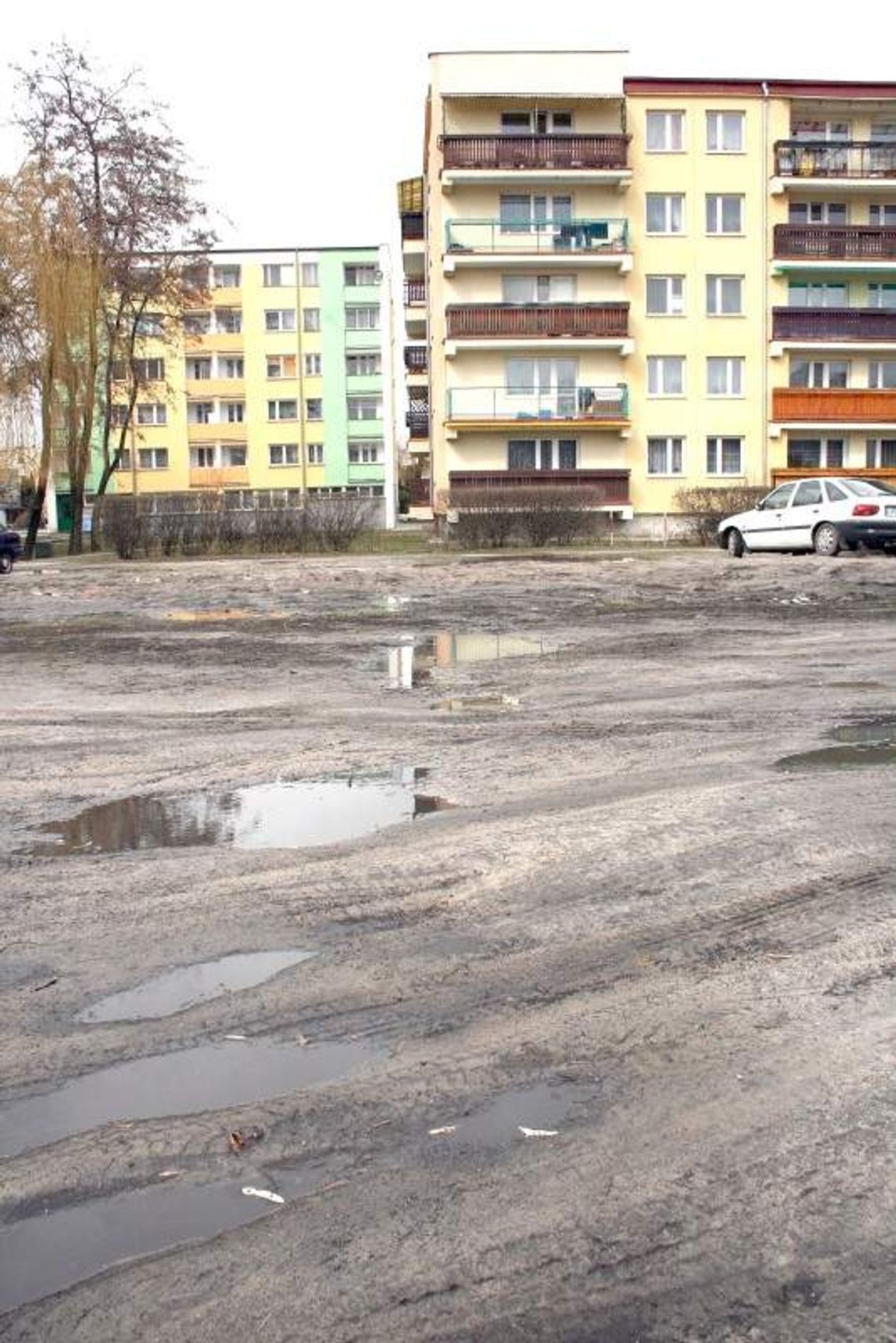 Koniec ulicy błotnej w Puławach