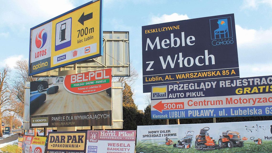 Koniec z chaosem reklamowym. Projekt puławskiego kodeksu reklamowego już w maju Koniec z chaosem reklamowym. Projekt puławskiego kodeksu reklamowego już w maju