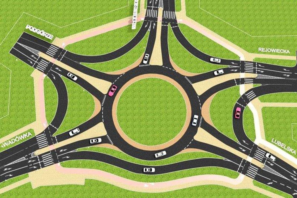 Koniec z wyprzedzaniem na rondzie Dmowskiego w Chełmie