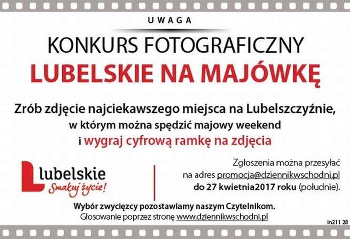 Konkurs fotograficzny Lubelskie na majówkę Konkurs fotograficzny Lubelskie na majówkę