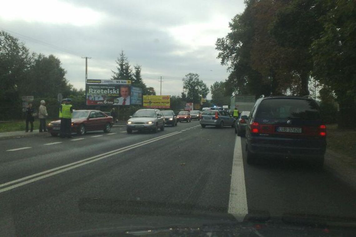Konopnica: Potrącenie 49-latka. Tworzyły się ogromne korki