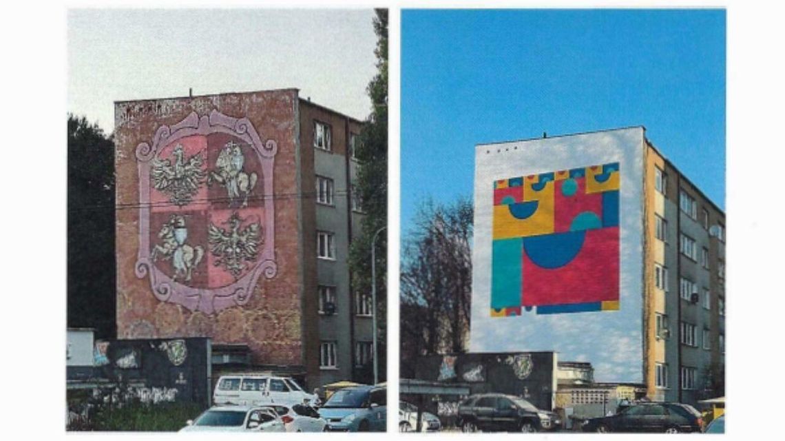 Kontrowersyjna zamiana muralu. Miasto tłumaczy przyczyny Kontrowersyjna zamiana muralu. Miasto tłumaczy przyczyny