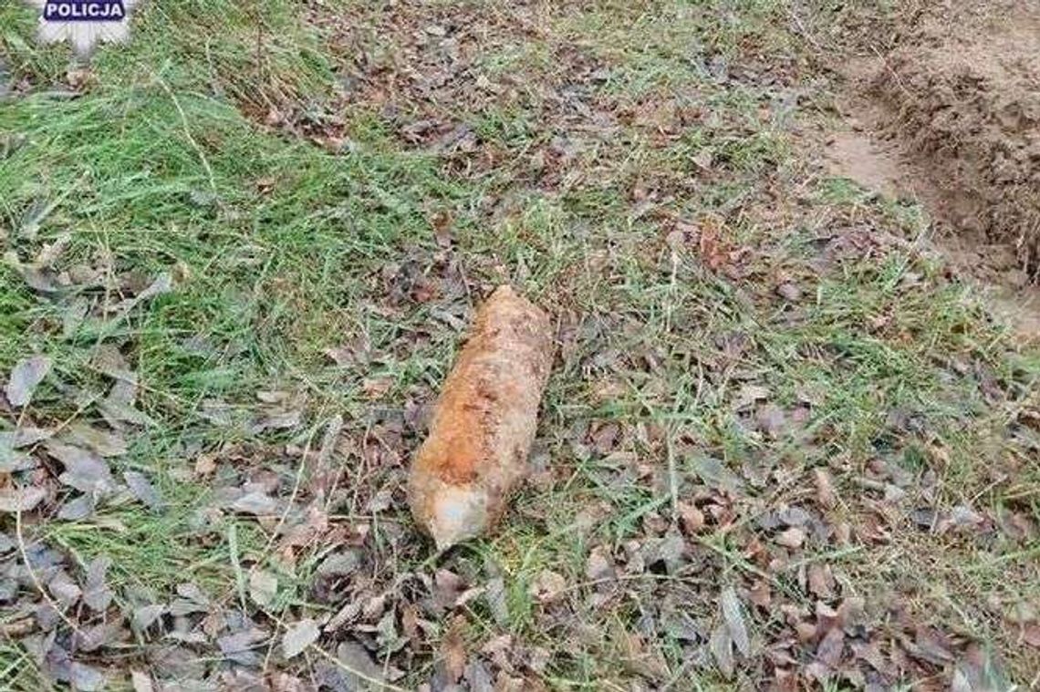 Kopali przy kanalizacji. Znaleźli pocisk artyleryjski