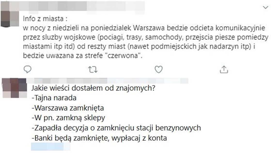 Koronawirus: Policja ostrzega przed krążącymi w sieci fałszywymi wiadomościami