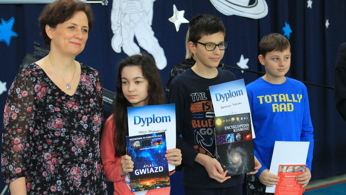 Kosmiczni uczniowie z puławskiej Trójki