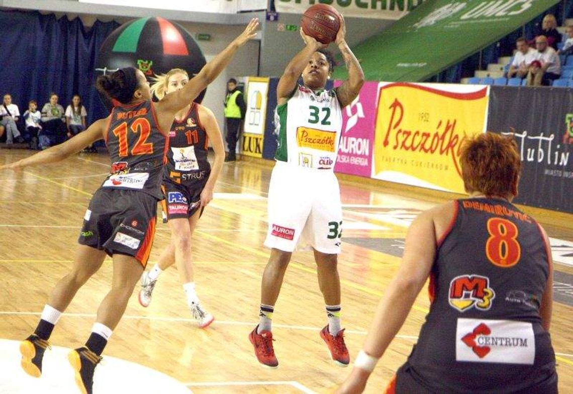 Koszykarki Pszczółki AZS UMCS Lublin kontra wicemistrz Polski