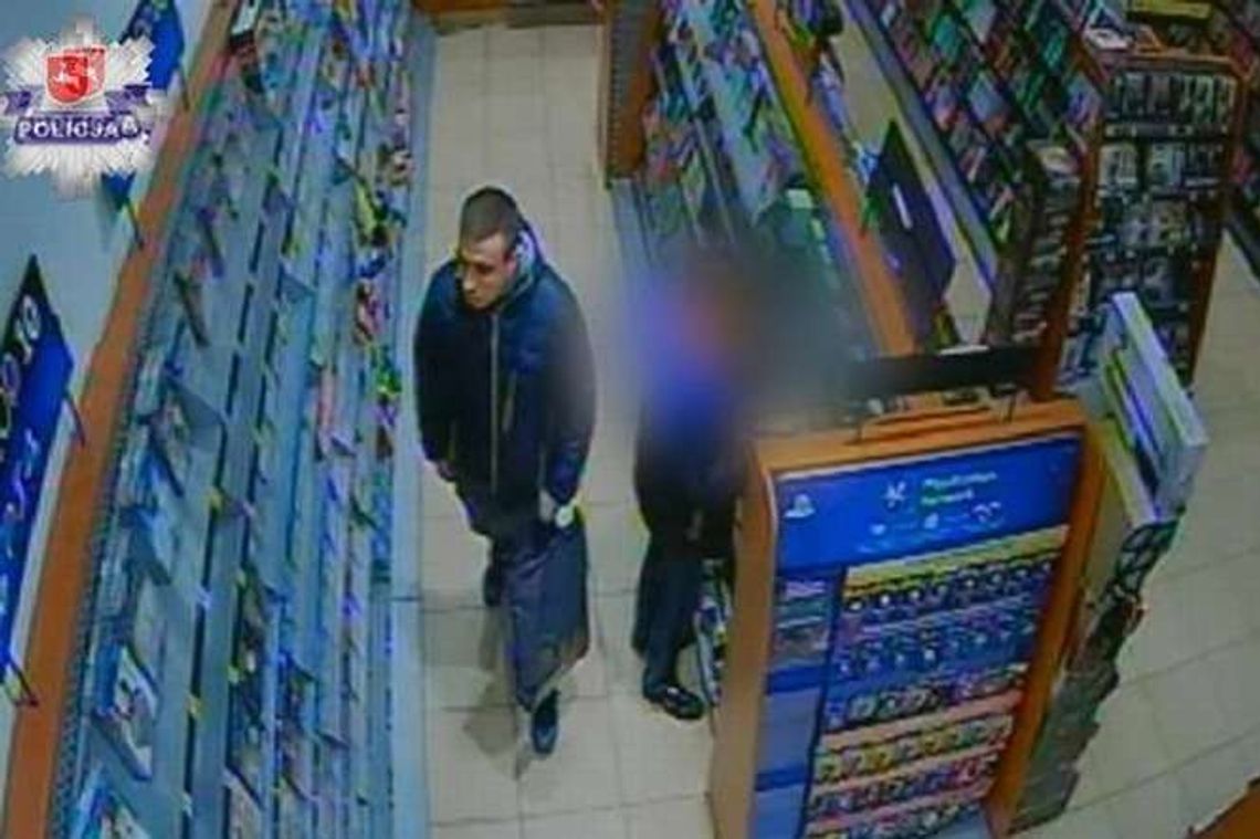 Kradł gry w centrum handlowym. Nagrała go kamera