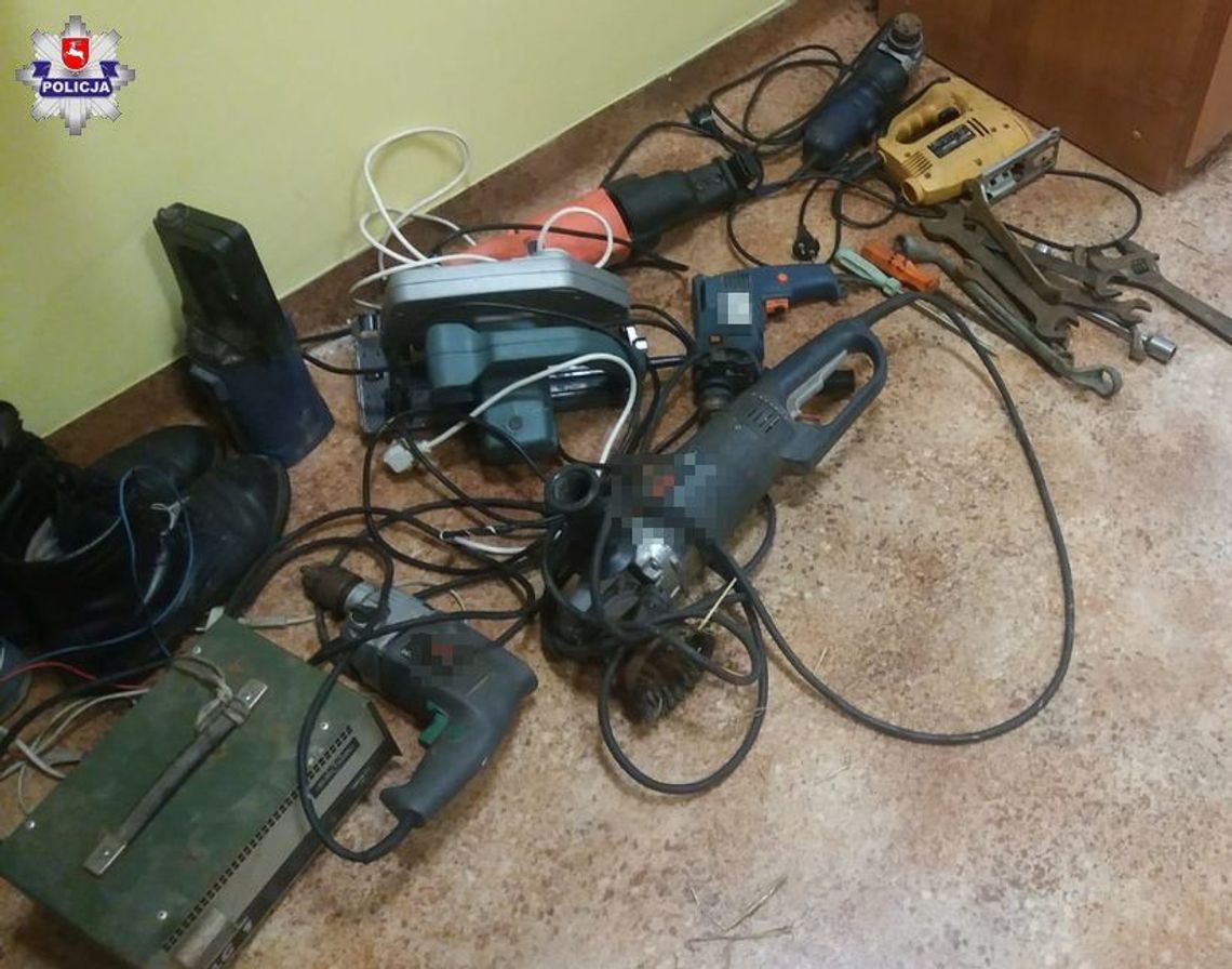 Kradli i wpadli. Policja odzyskała większość skradzionych przedmiotów