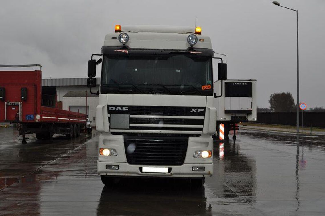 Kradziona ciężarówka warta 80 tys. zł zatrzymana na granicy w Dorohusku