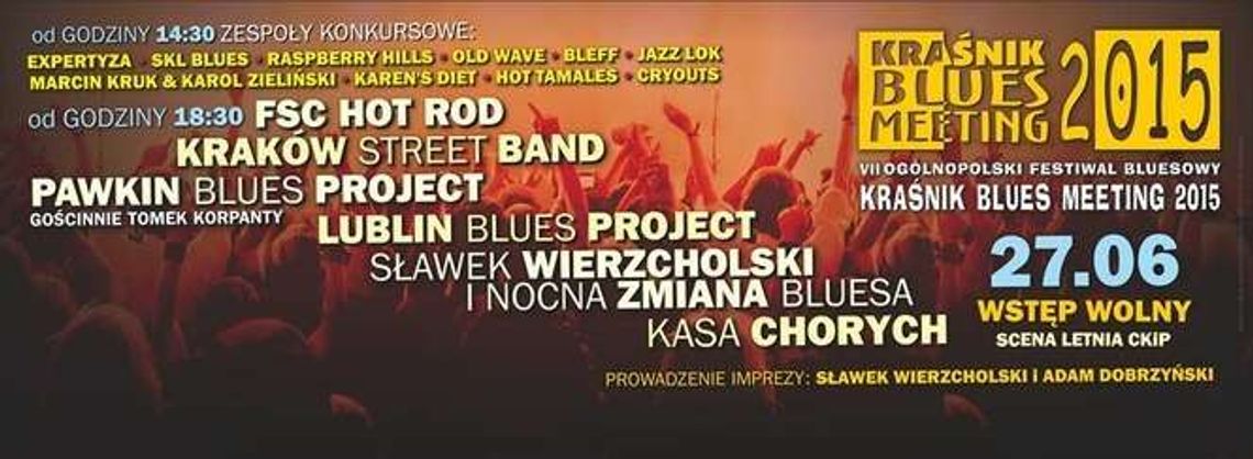 Kraśnik Blues Meeting. Program koncertów