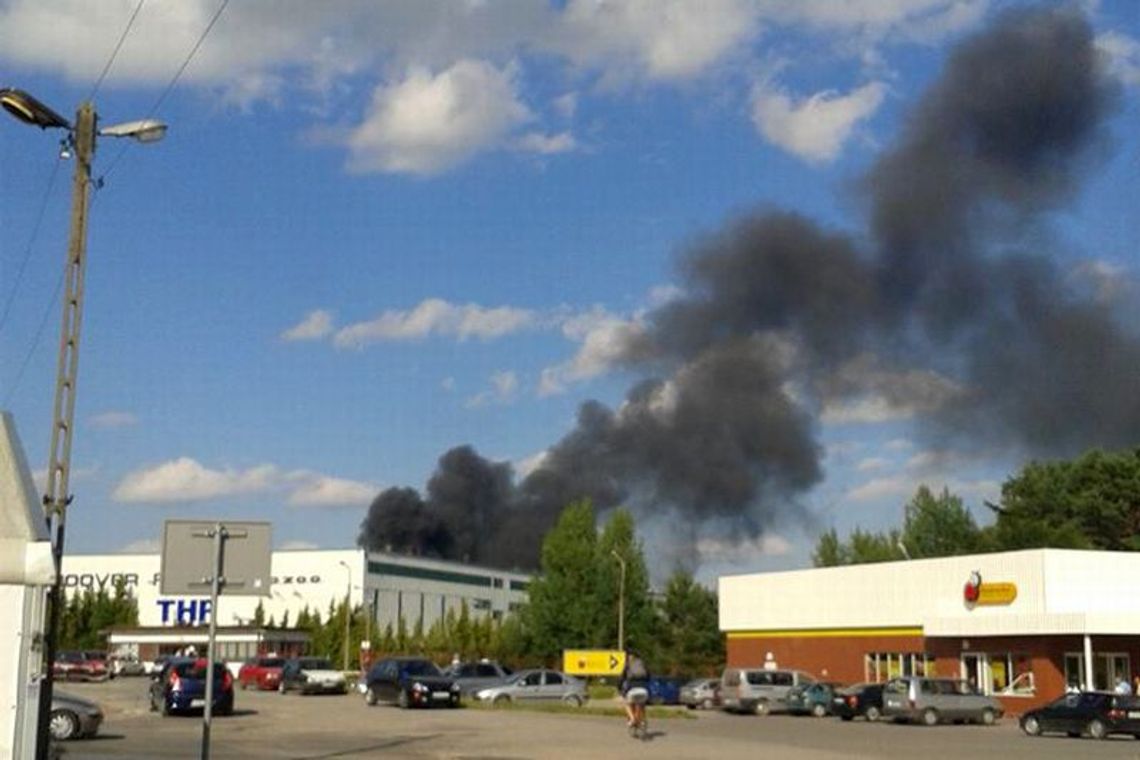 Kraśnik Fabryczny: Pożar mazutu w Fabryce Łożysk Tocznych