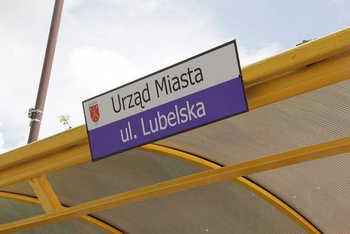 Kraśnik: Przystanki z nazwami