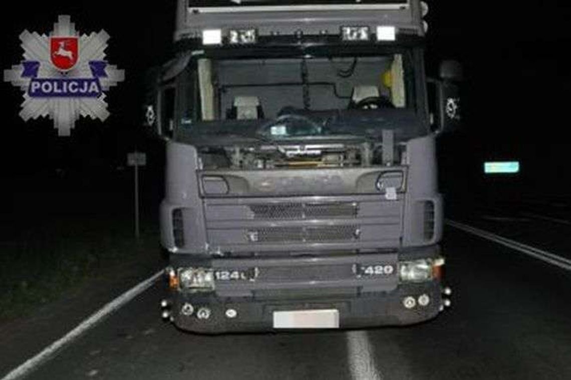 Krasnystaw: Ciężarówka potrąciła pieszego na przejściu. 69-latek nie żyje