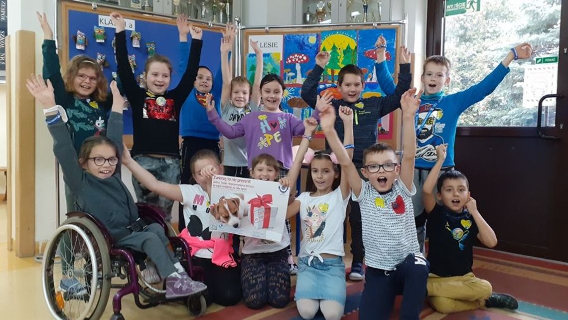 Krasnystaw: Dzieci robią wszystko, żeby pies się uśmiechnął 