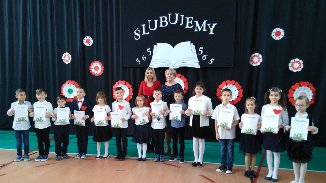 Krasnystaw. Pierwszaki ślubowały tuż przed zamknięciem szkoły