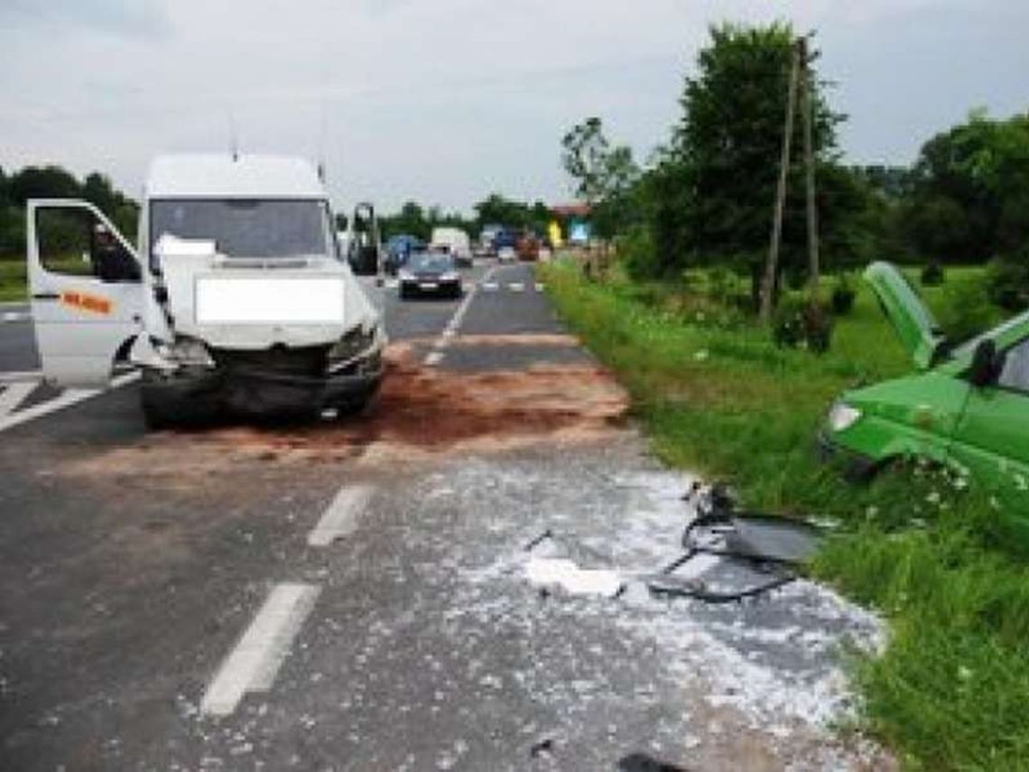Krasnystaw: Zderzenie dwóch busów, są ranni