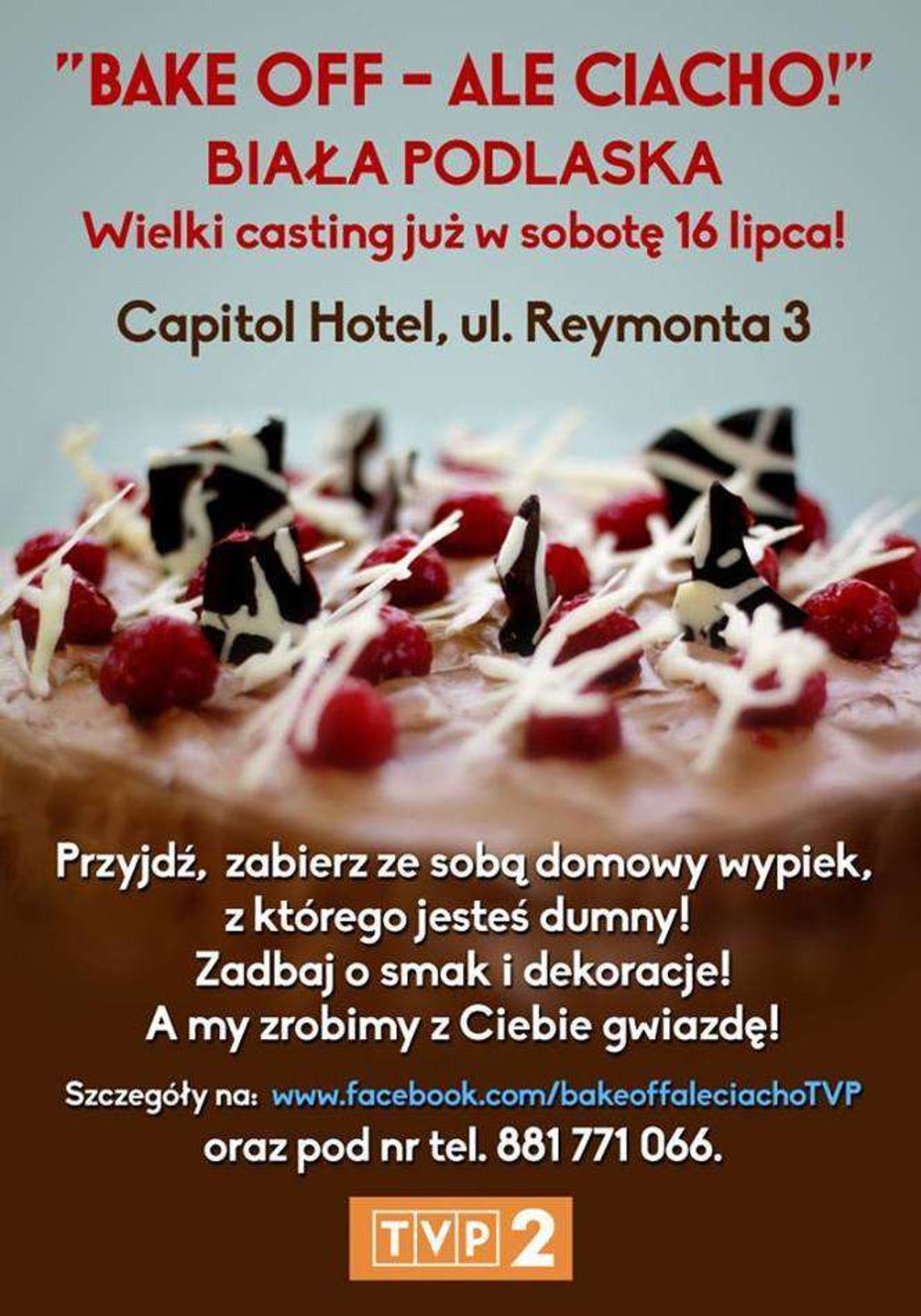 Król wypieków poszukiwany. Castingi do "Bake off - Ale ciacho" w Białej Podlaskiej i Lublinie