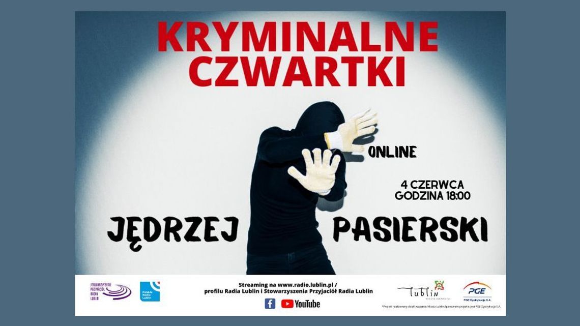 Kryminalne czwartki. Spotkanie z Jędrzejem Pasierskim