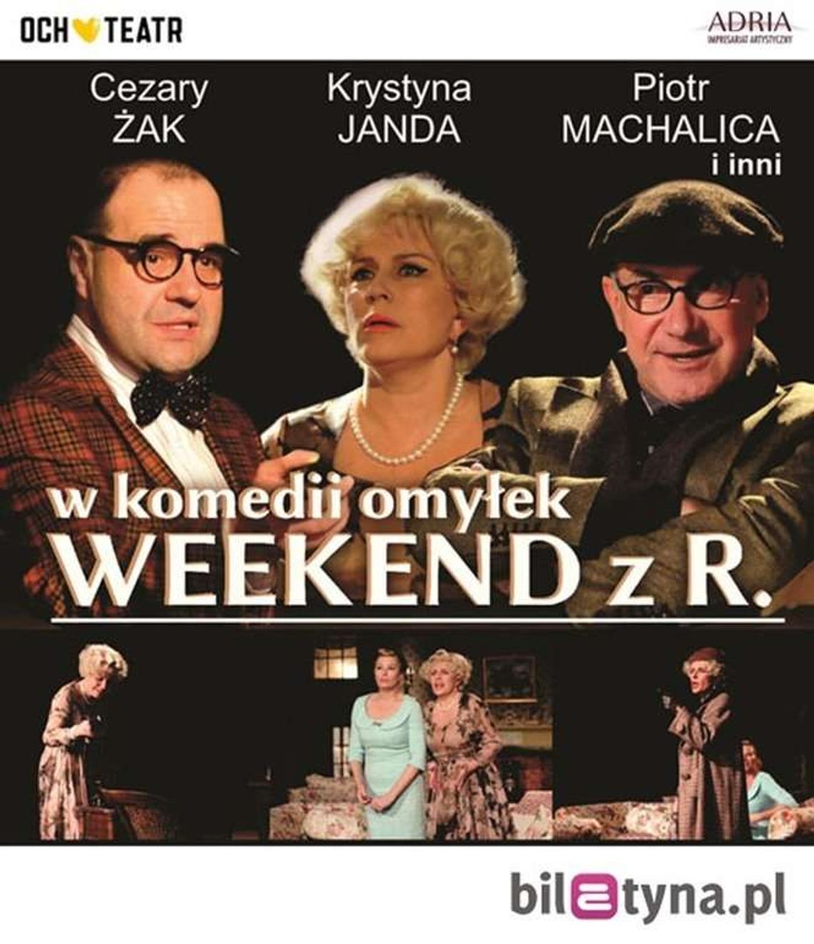 Krystyna Janda w Centrum Spotkania Kultur. Spektakl "Weekend z R."