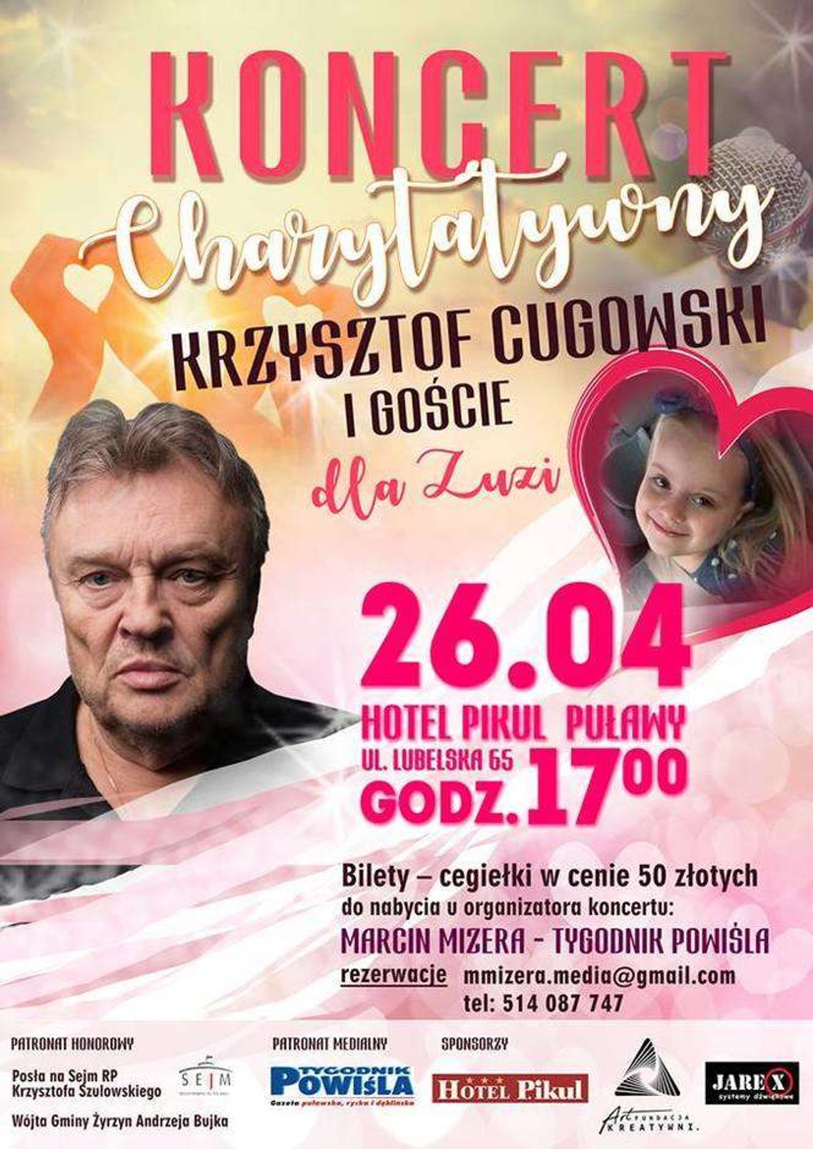 Krzysztof Cugowski i Goście dla Zuzi - charytatywnie w Puławach