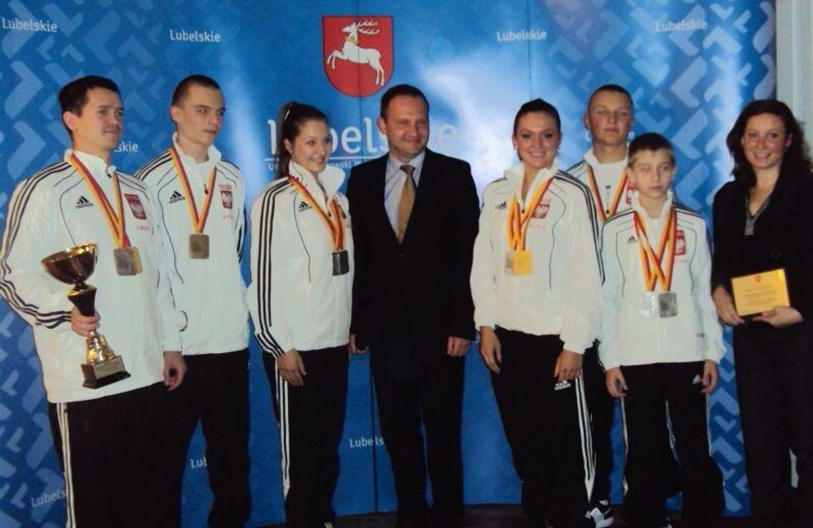 Krzysztof Hetman spotkał się z karatekami z województwa lubelskiego