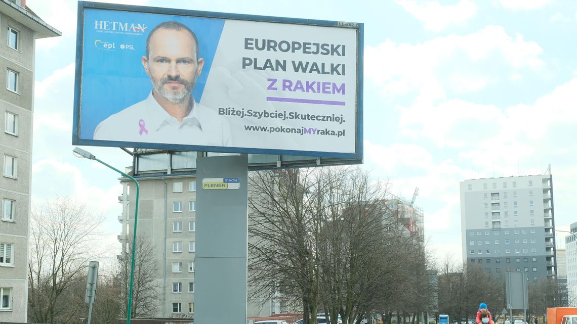 Krzysztof Hetman znów na billboardach. Tym razem chodzi o raka