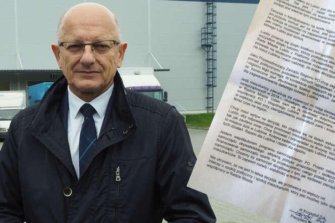 Krzysztof Żuk będzie kandydował na szefa lubelskiej PO. Jest oświadczenie Krzysztof Żuk będzie kandydował na szefa lubelskiej PO. Jest oświadczenie