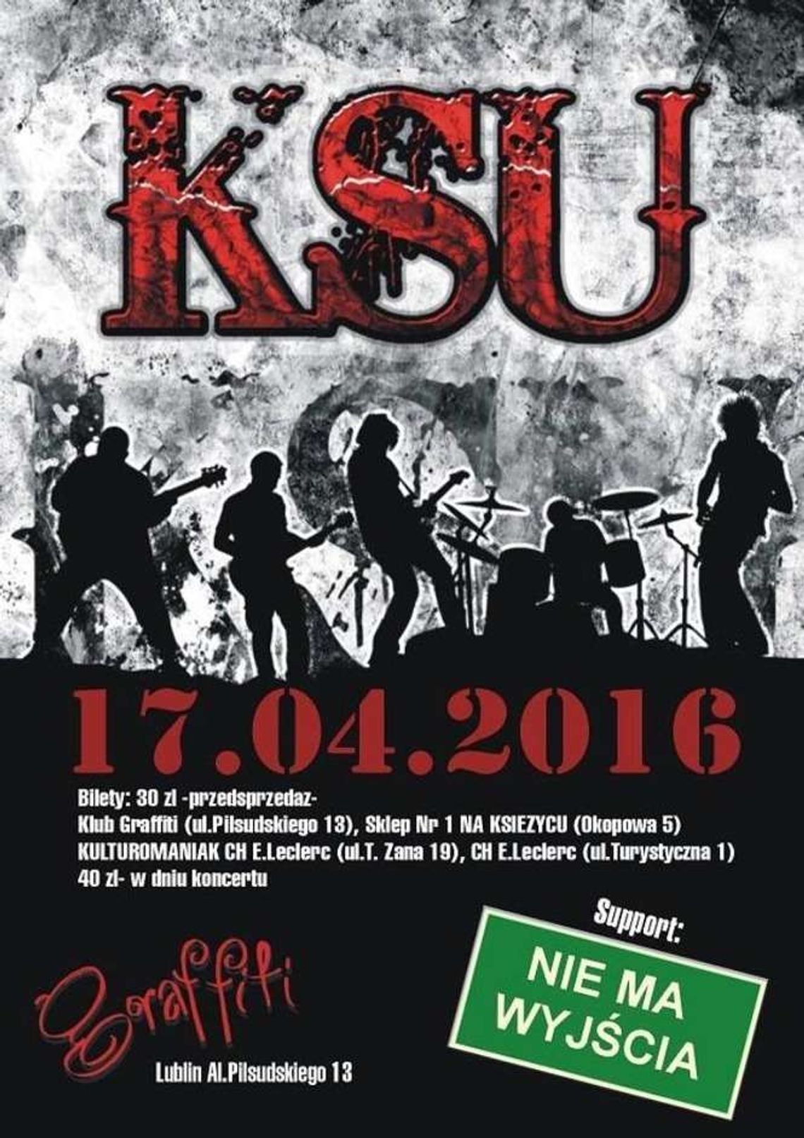 KSU w Lublinie. Koncert w Graffiti