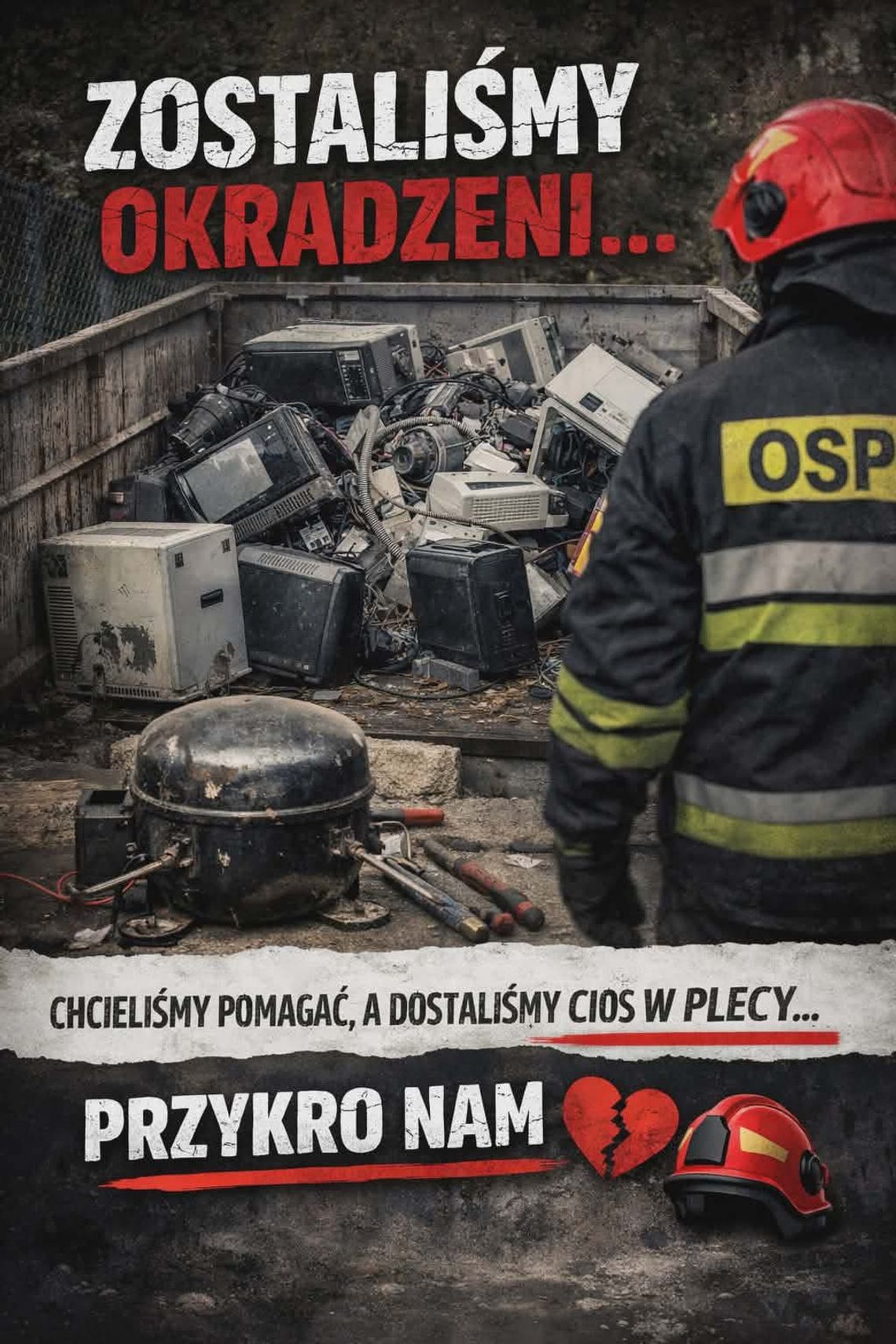 Zbierali, żeby pomagać innym. Ktoś przyszedł i zabrał im tę możliwość. Mimo wszystko – nie przestają działać.