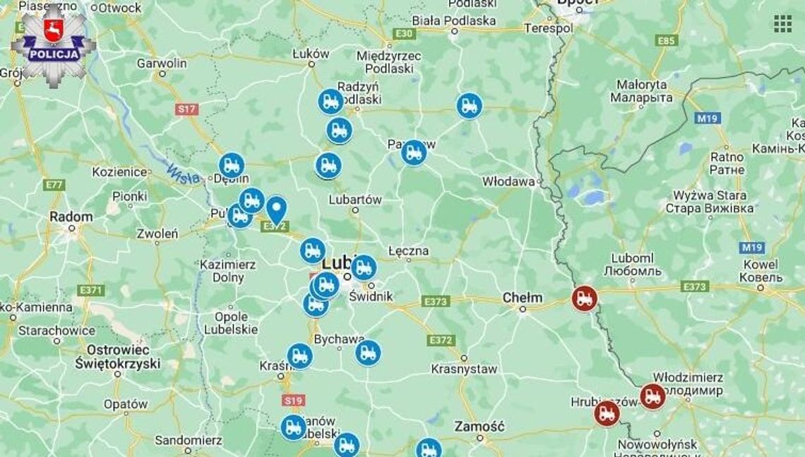 Którędy nie przejedziemy? Policyjna mapa blokad 