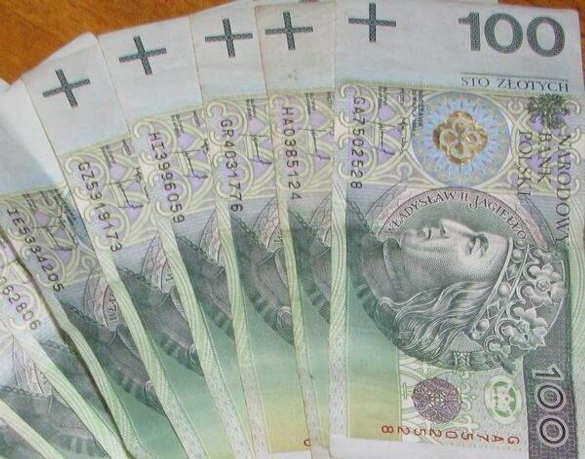 Ktoś podrzucił pieniądze do ogródka