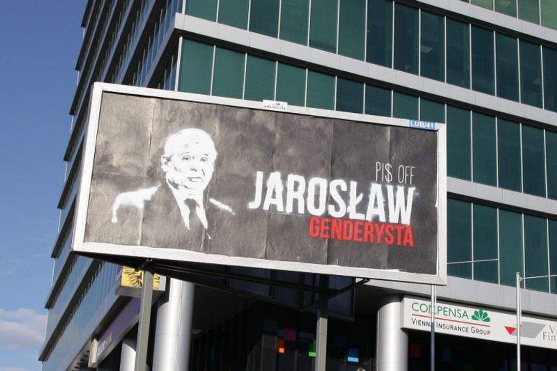 Ktoś powiesił antypisowskie plakaty w Lublinie. Policja zajmie się sprawą