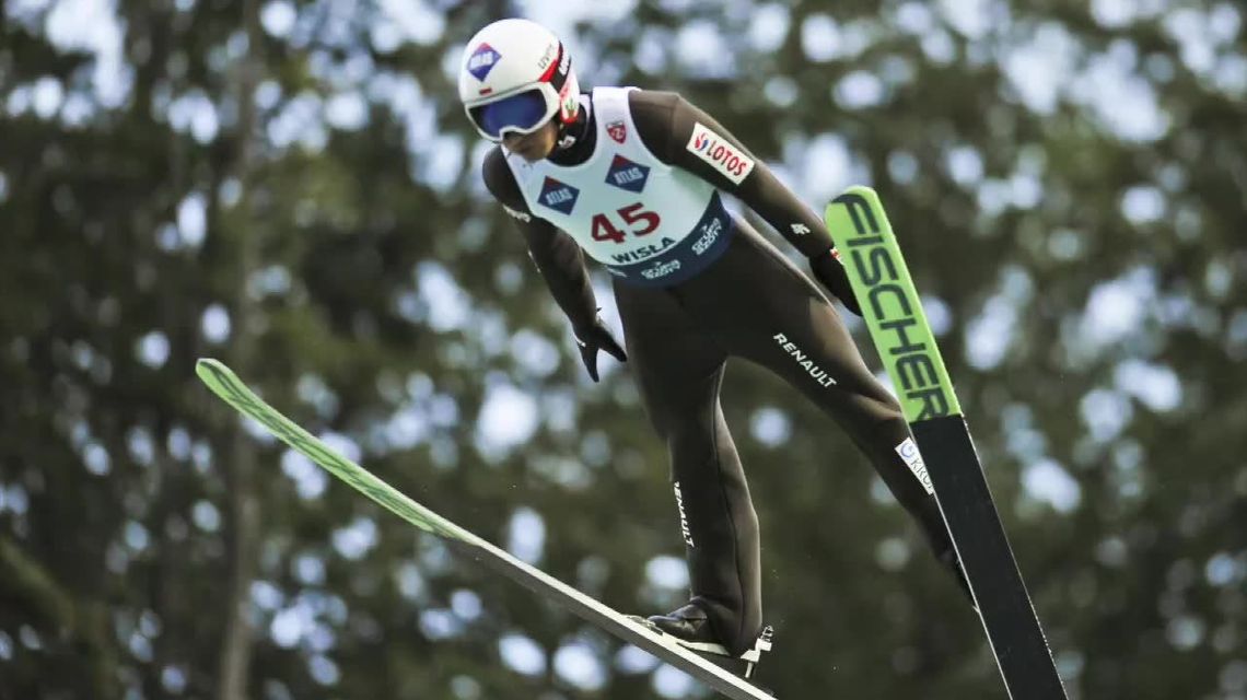 Kubacki, Stoch i Żyła na podium. Letnie Grand Prix w Wiśle [wideo]