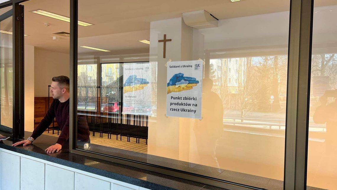 KUL także przyłącza się do pomocy Ukrainie. Rusza zbiórka darów