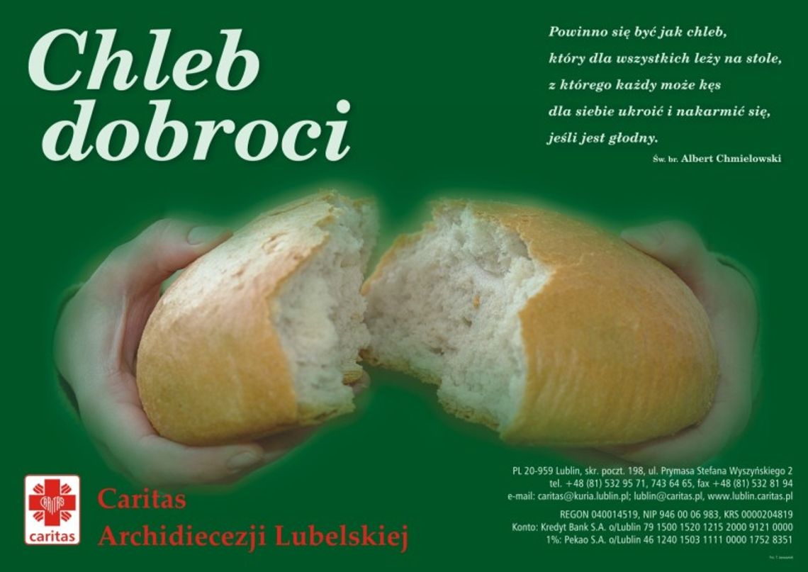 Kup \"Chleb dobroci\", pomóż innym Kup \"Chleb dobroci\", pomóż innym