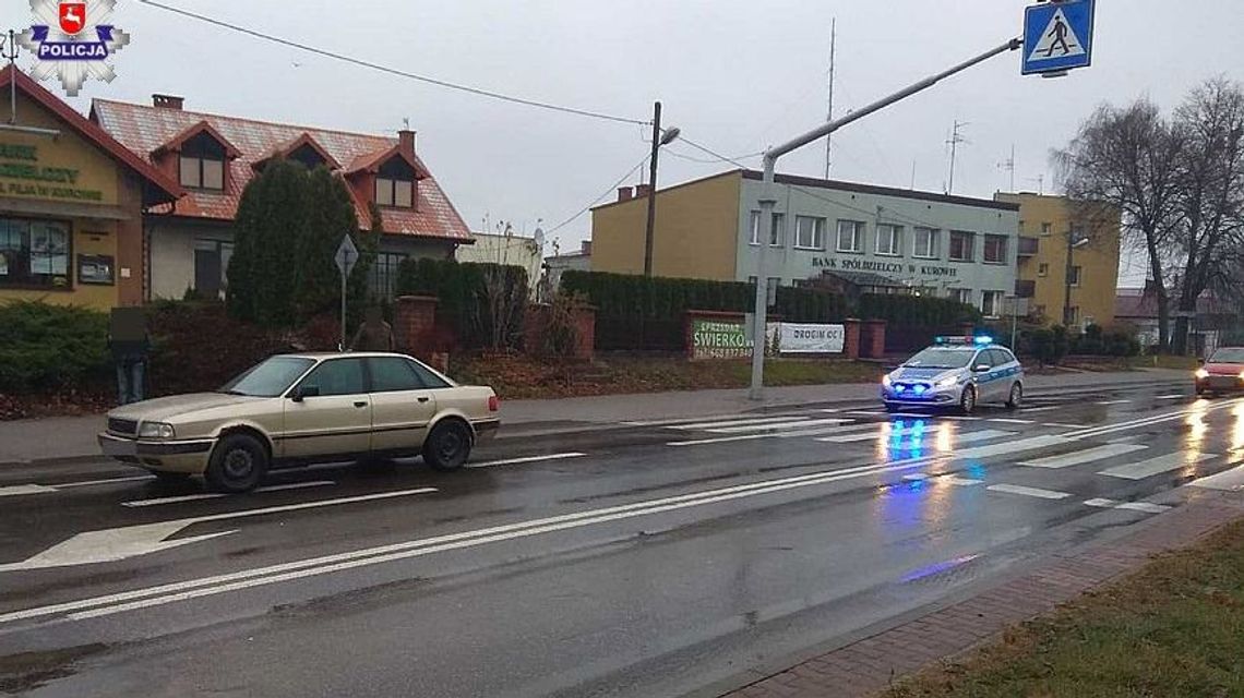 Kurów. Potrącenie pieszego, mężczyzna w szpitalu