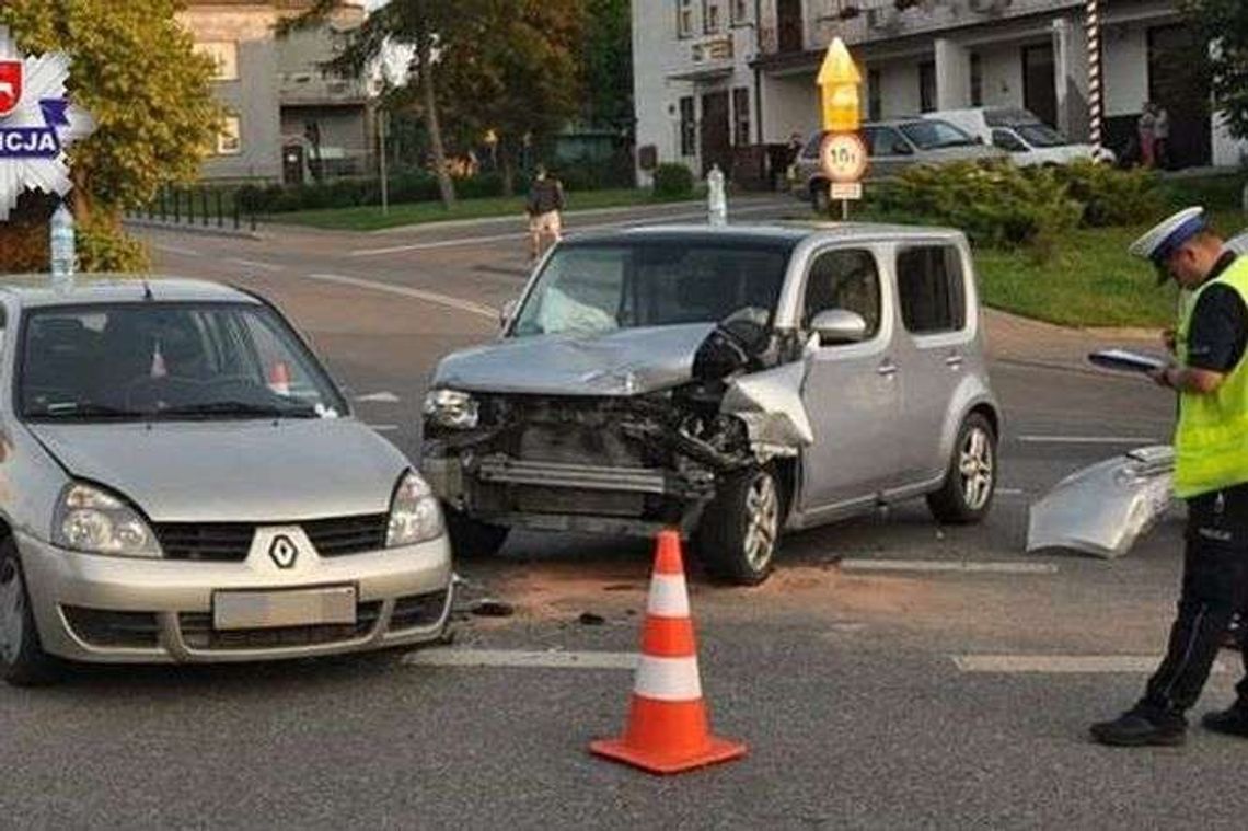Kurów: Renault zderzyło się z nissanem