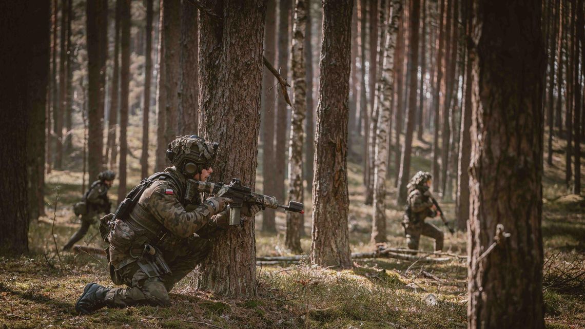 Laserowa strzelanina na poligonie. Ogniowy trening lubelskich żołnierzy