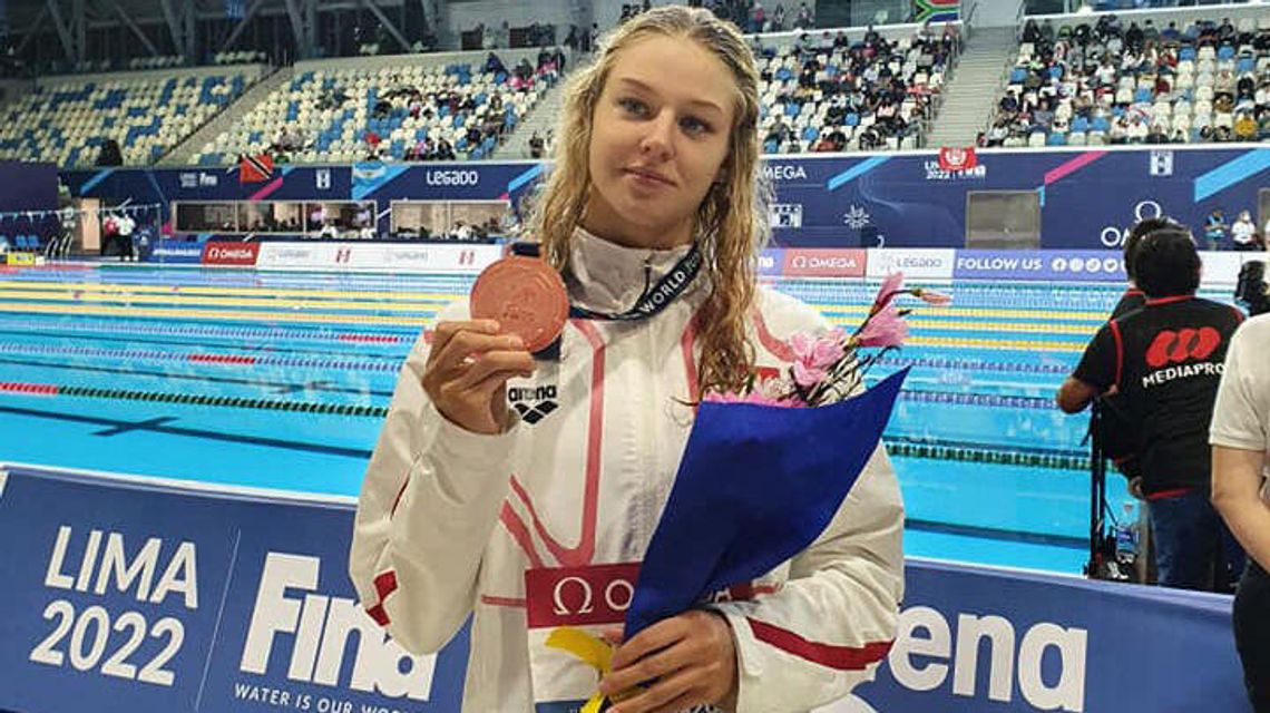Laura Bernat z AZS UMCS zdobyła brązowy medal MŚ juniorów w pływaniu