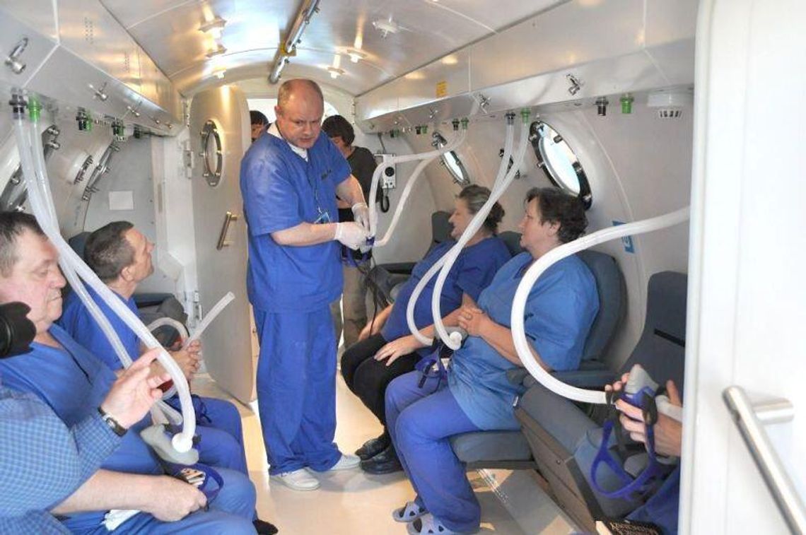 Łęczna: 365 dni z tlenem pod ciśnieniem