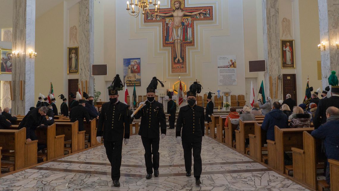 Łęczna. Barbórkowa msza w święto patronki górników